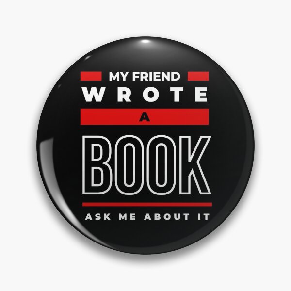 Item preview, My Friend Wrote A Book (Red) designed and sold by A Fabulous Production.