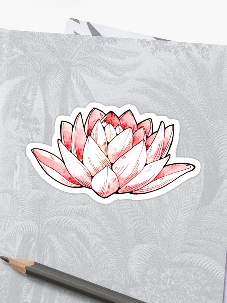 Fleur De Lotus Sticker