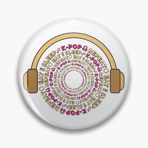 Item preview, Eat sleep K-pop repeat #2 designed and sold by HONGSOOLSHOP.