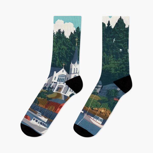 Item preview, Maine Travel Poster, designed and sold by wolulykur.