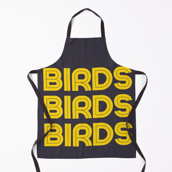 Item preview, BIRDS BIRDS BIRDS yellow text designed and sold by TheWaterBirds.
