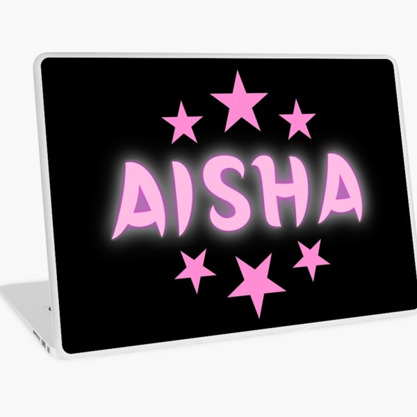 Aisha Name Laptop Skins for Sale | Redbubble Aisha Name Laptop Skins for Sale | Redbubble
