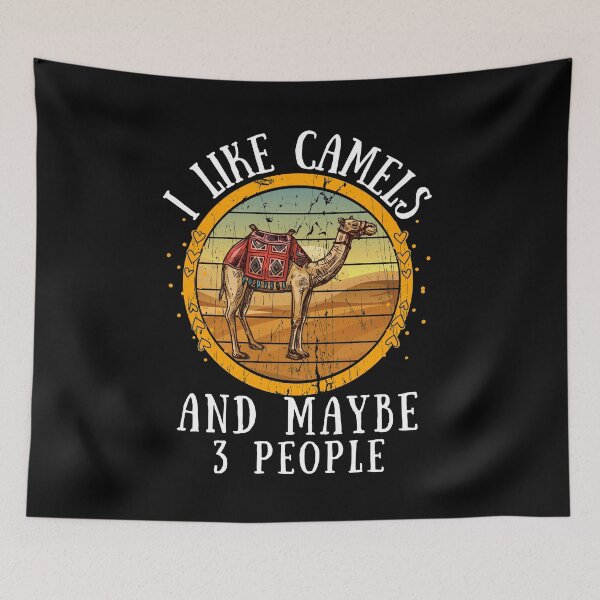 Item preview, I Like Camels And Maybe 3 People , Camel Lover ,Funny Camels, Camel Squad designed and sold by worldmodi.