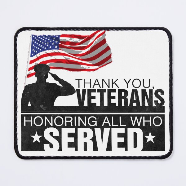 Item preview, Thank you, Veterans! Honoring all who served this nation USA designed and sold by Capiral Bucketlist.