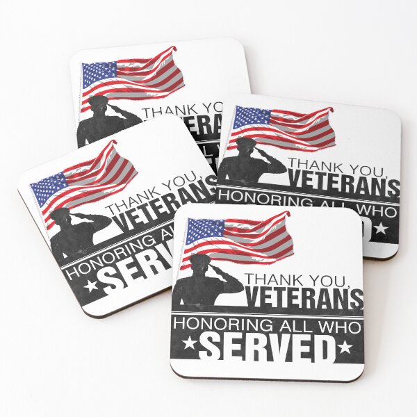 Item preview, Thank you, Veterans! Honoring all who served this nation USA designed and sold by Capiral Bucketlist.