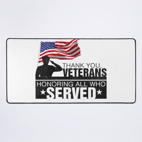 Item preview, Thank you, Veterans! Honoring all who served this nation USA designed and sold by Capiral Bucketlist.