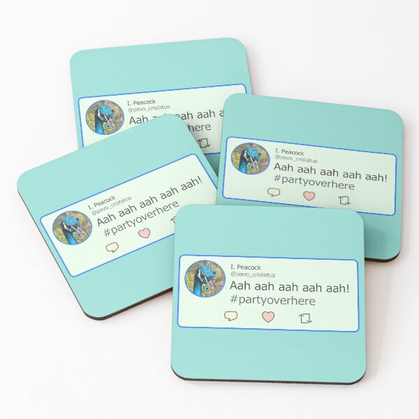 Item preview, Tweets From a Peacock - Pavo Cristatus Party Over Here designed and sold by Spammabelle.