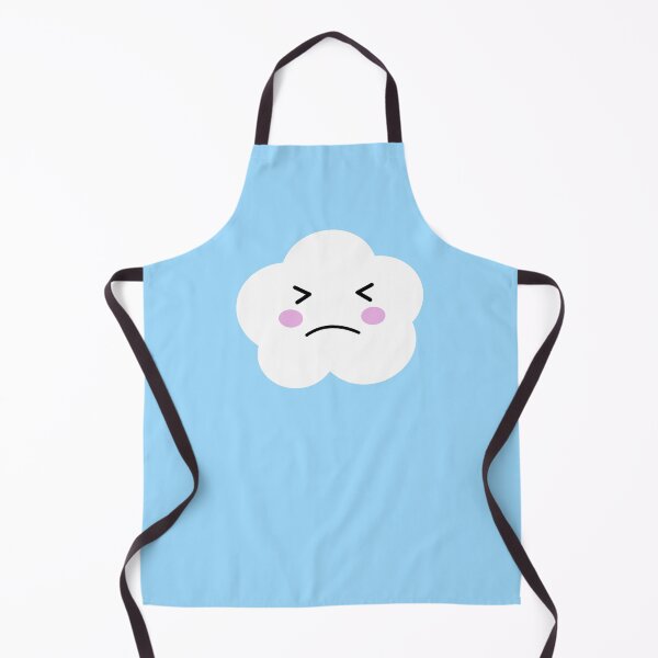 Item preview, Kawaii Style Cute UnHappy Upset Sad Little Cloud Cartoon Illustration  designed and sold by wenjunior.