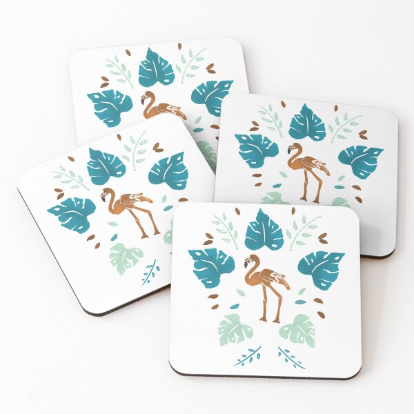Item preview, Tropical flamingo vibes designed and sold by OTPillustration.