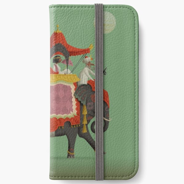 Elephant Safari by Tracy Sabin iPhone Wallet
