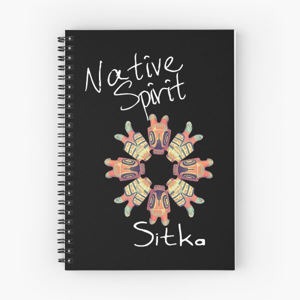 Item preview, Native American T-Shirts White Text Ceremonial Spirit Rattles of Sitka Tribe designed and sold by Spirit-World.