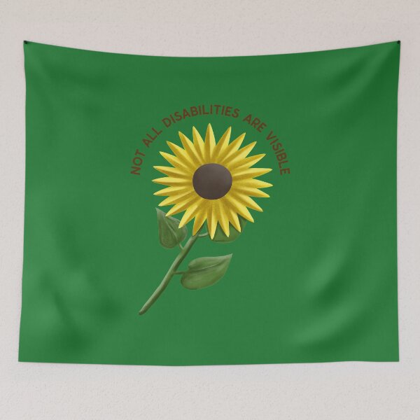 Item preview, Not All Disabilities Are Visible. Hidden Disabilities Awareness Sunflower designed and sold by Rebel-Design.