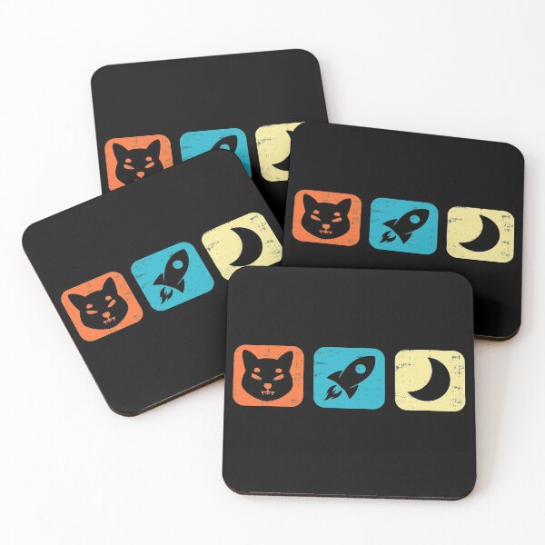 Item preview, Shiba Coin to the moon vintage  designed and sold by Oof Designs.
