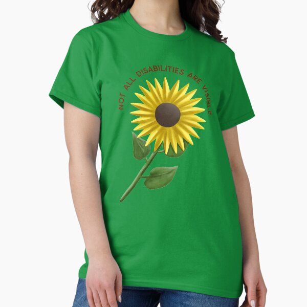 Item preview, Not All Disabilities Are Visible. Hidden Disabilities Awareness Sunflower designed and sold by Rebel-Design.