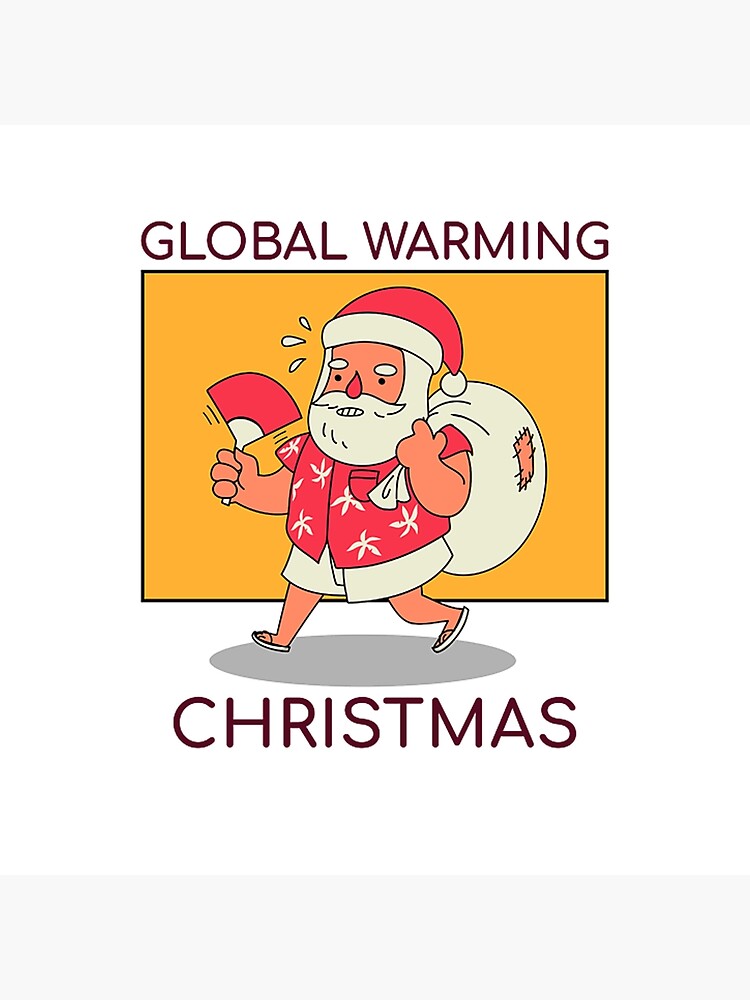 Disover global warming christmas Premium Matte Vertical Poster
