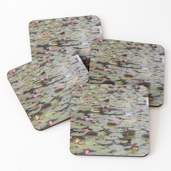Item preview, Beautiful Pond with Pink Flowers designed and sold by Bennymp.
