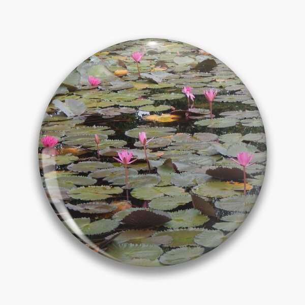 Item preview, Beautiful Pond with Pink Flowers designed and sold by Bennymp.