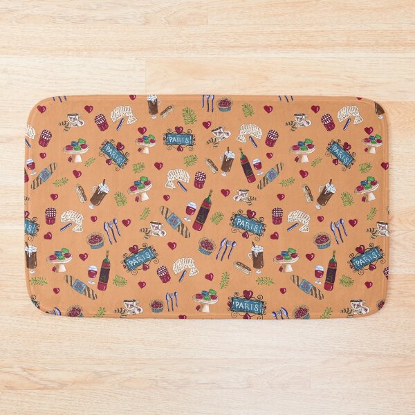 Item preview, Paris Delights on Copper Background by MarcyBrennanArt designed and sold by MarcyBrennanArt.