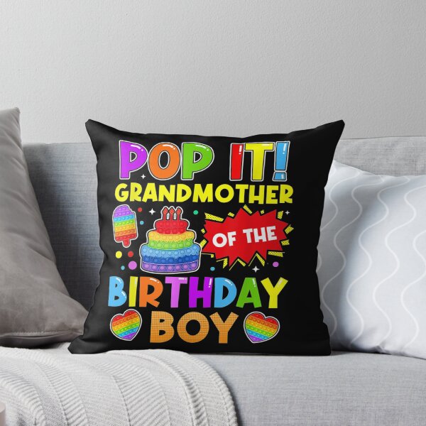 Item preview, Pop It Grandmother of the Birthday Boy Fidget Kids Family designed and sold by LikesConnie.