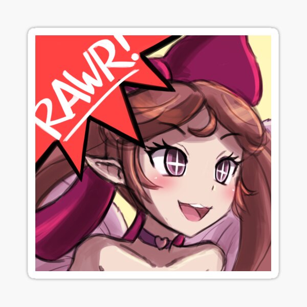 RAWR - Christabell Rosa Sticker