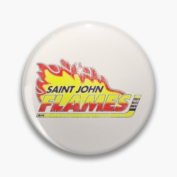 Item preview, Saint John Flames Retro Defunct Ice Hockey designed and sold by ourkid.