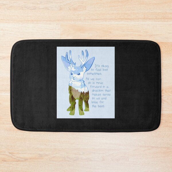 Item preview, quot;It Okay to Feel Lost quot; Jackalope Sticker designed and sold by MelissJohn.