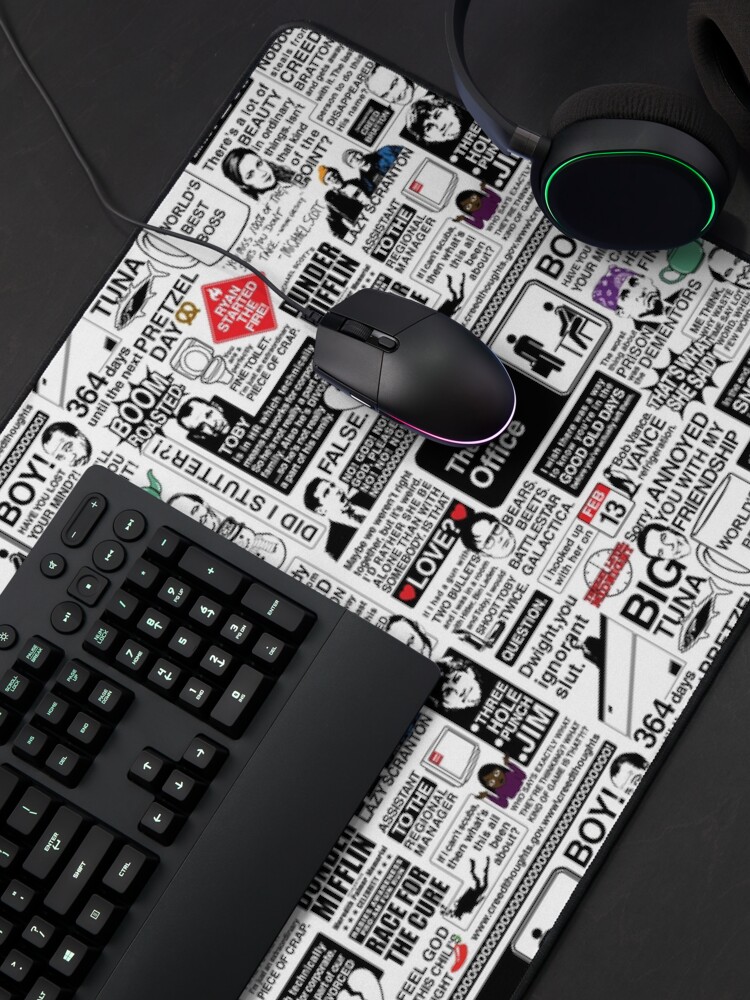 Alternate view of The Office Quotes Mouse Pad