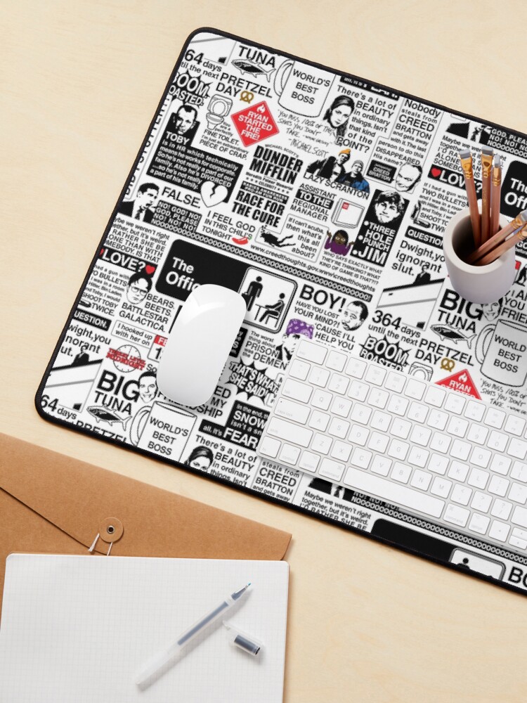 Alternate view of The Office Quotes Mouse Pad