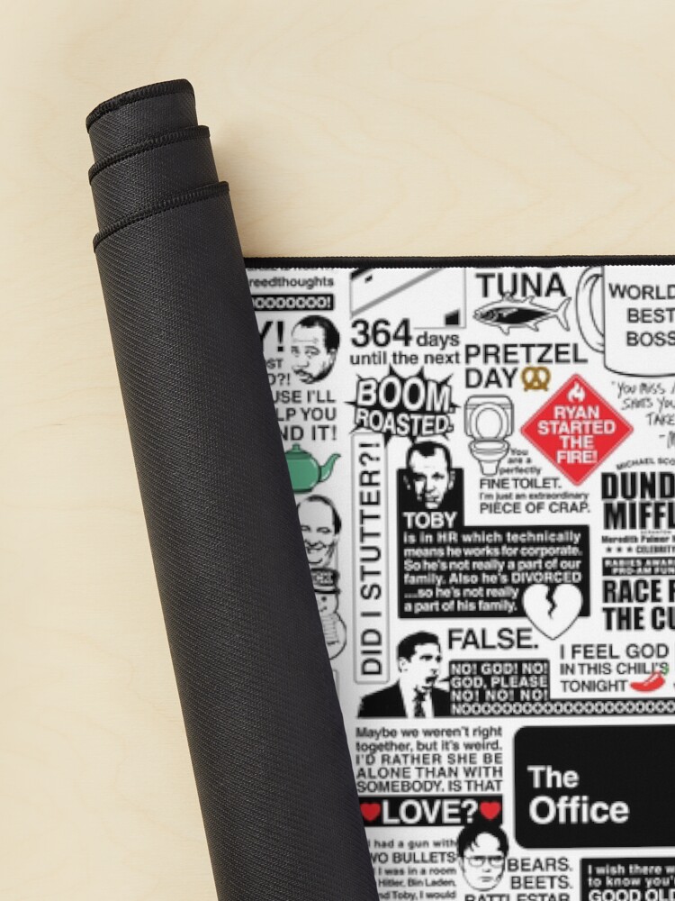 Alternate view of The Office Quotes Mouse Pad