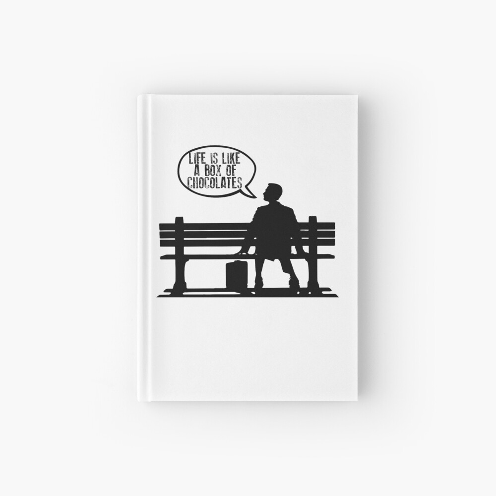 Forrest Gump Life Is Like A Box Of Chocolates Sticker By Elysianart Redbubble - roblox life is like a box of chocolates decal