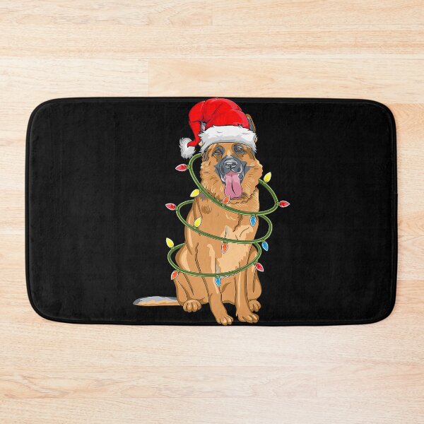 Artikelvorschau, Weihnachtshund, Weihnachtsdeutscher Schäferhund Pyjama entworfen und verkauft von TexansLeather.