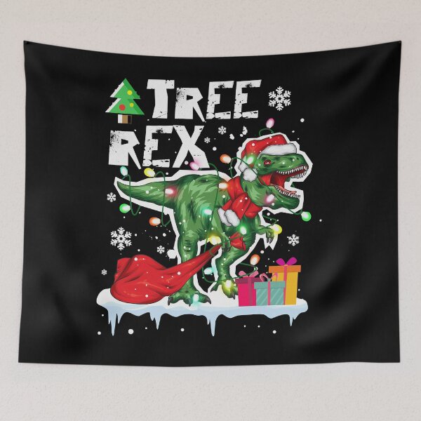 Item preview, Christmas Dinosaur Tree Rex Pajamas led Light designed and sold by TexansLeather.
