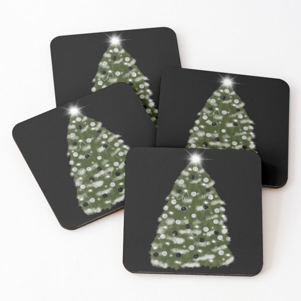 Item preview, Black and silver decorated Christmas tree designed and sold by KRJ Design.