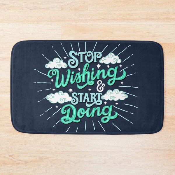 Item preview, Stop wishing start doing designed and sold by Fueled By Letters.