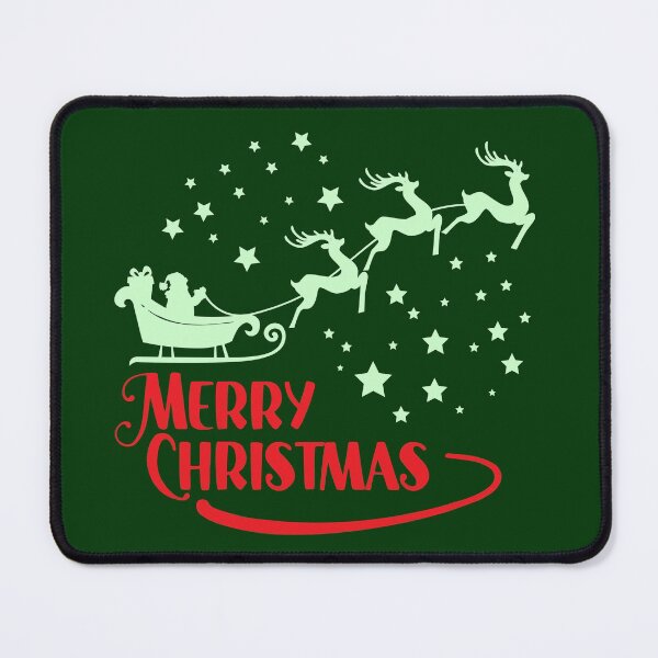 Item preview, Merry Christmas Santa Sleigh designed and sold by sandpiperstudio.
