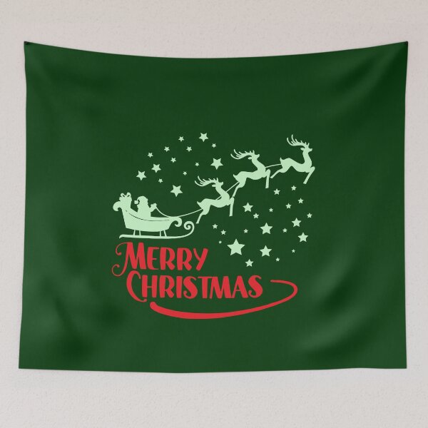 Item preview, Merry Christmas Santa Sleigh  designed and sold by sandpiperstudio.