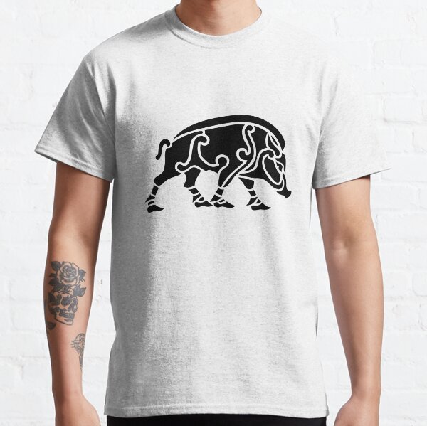 Norse Style Boar Classic T-Shirt