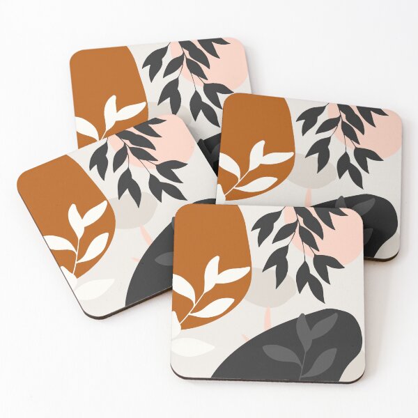 Item preview, Blank Orange Abstract Leaves Framed  designed and sold by DIYWOW.