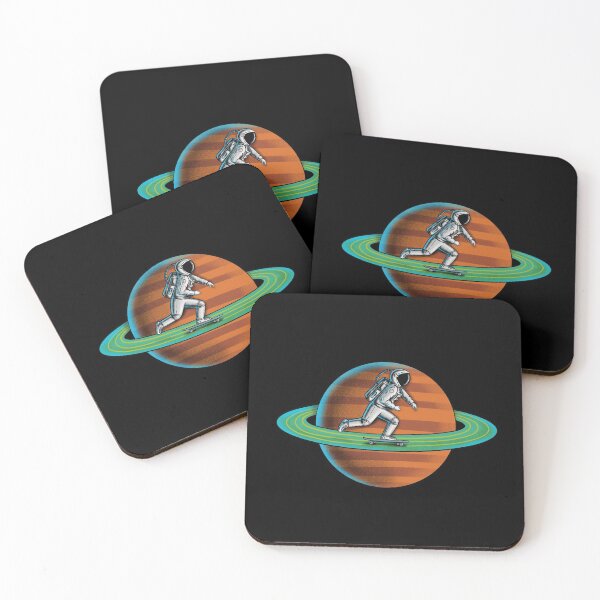 Item preview, Spaceman and skateboard designed and sold by coffeeman.