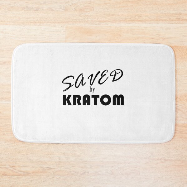 Item preview, Saved by Kratom - Black Text designed and sold by MountMercantile.
