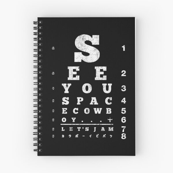 Item preview, See You Space Cowboy Eyechart designed and sold by huckblade.