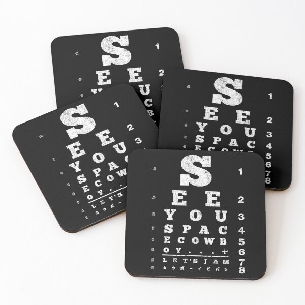 Item preview, See You Space Cowboy Eyechart designed and sold by huckblade.