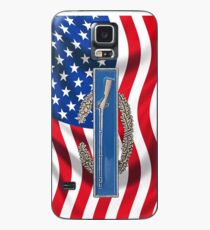 Combat Infantry Badge on American Flag - iPhone Case Case/Skin for Samsung Galaxy