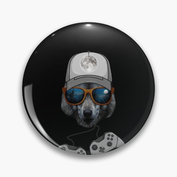 Item preview, Wolf Video Game Player Gift Animal Wolf Gamer Gear designed and sold by DynamicDesign.