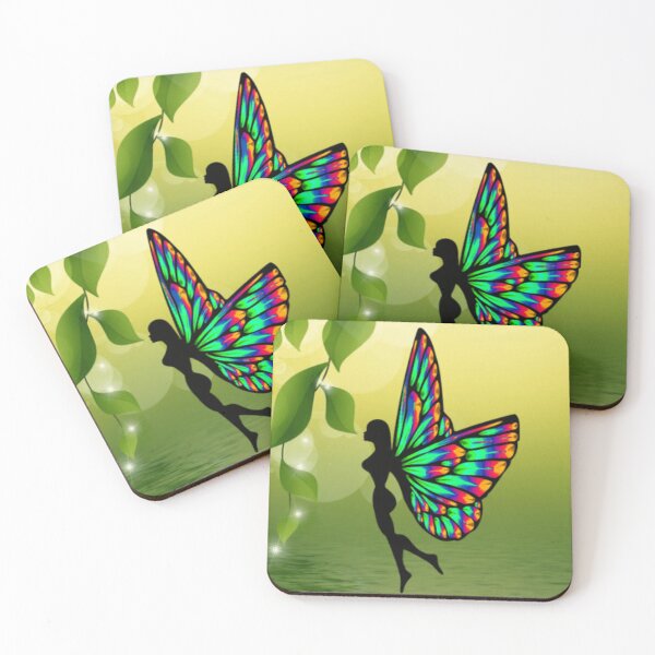 Item preview, NATURE FAIRY IN ENCHANTED FOREST- MAGICAL WINGED NYMPH designed and sold by MrCreativeArts.