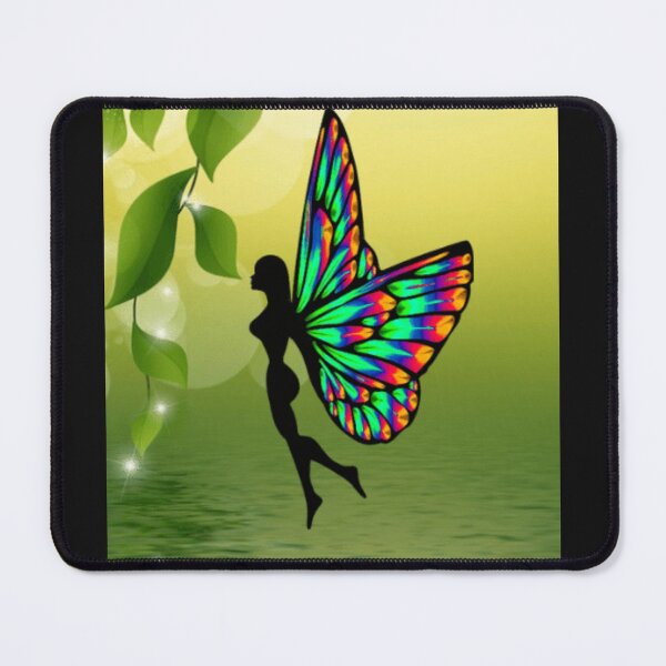 Item preview, NATURE FAIRY IN ENCHANTED FOREST- MAGICAL WINGED NYMPH designed and sold by MrCreativeArts.