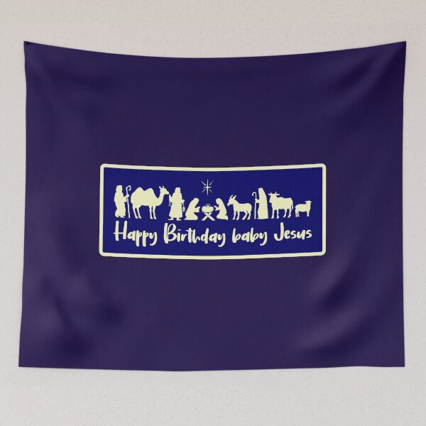 Item preview, Happy Birthday baby Jesus  designed and sold by sandpiperstudio.
