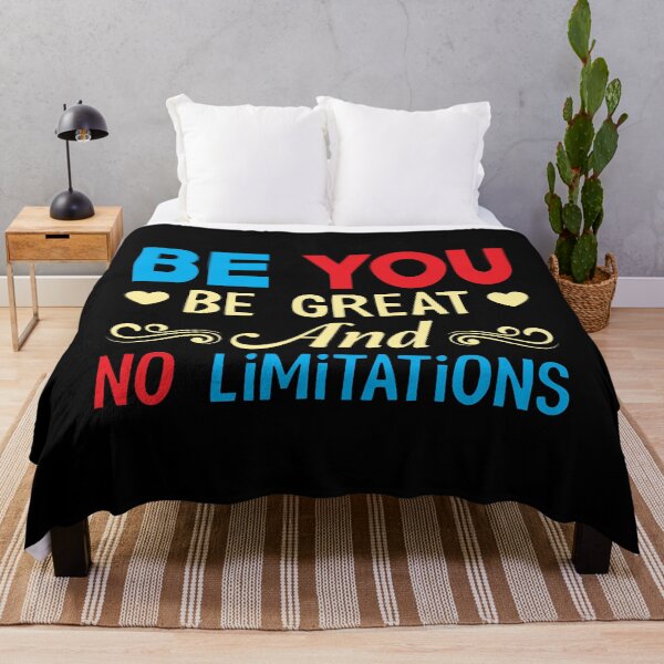 Item preview, Be You, Be Great And No Limitations T-shirt designed and sold by wide26.