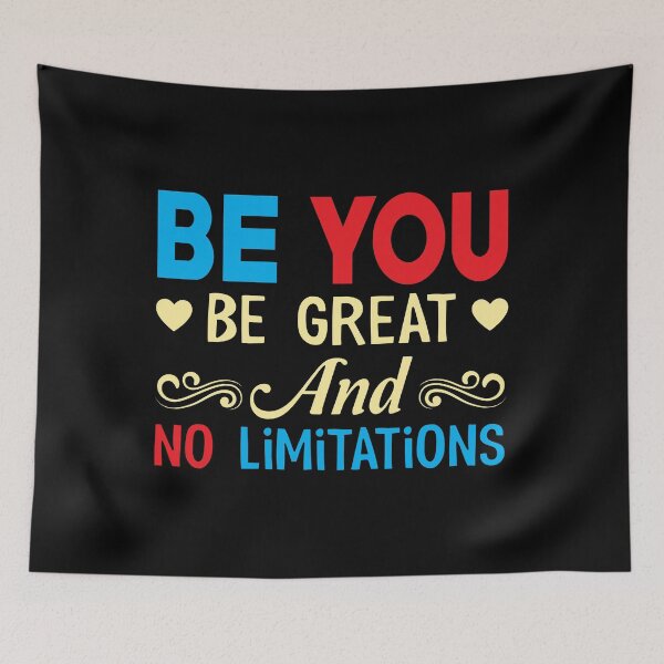 Item preview, Be You, Be Great  And No Limitations T-shirt  designed and sold by wide26.