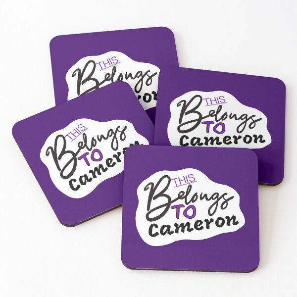 Item preview, This Belongs To Cameron - Personalized Gift designed and sold by ThatsJustJilly.